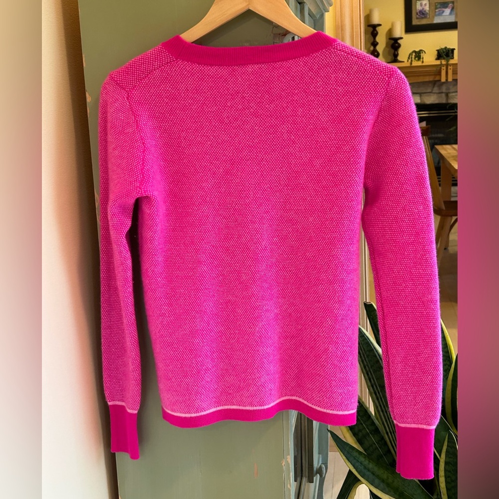 J. Crew Limited Edition Cashmere Crewneck Sweater w/ Bird’s Eye Stitch Small - Picture 16 of 16